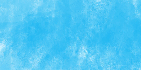 Leinwandbilder - Modern blue powder style grunge textured abstract bright paper watercolor stain with hand paint background, texture for design distressed grunge smoky painted artistic watercolor cyan background.
