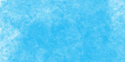 Leinwandbilder - Modern blue powder style grunge textured abstract bright paper watercolor stain with hand paint background, texture for design distressed grunge smoky painted artistic watercolor cyan background.