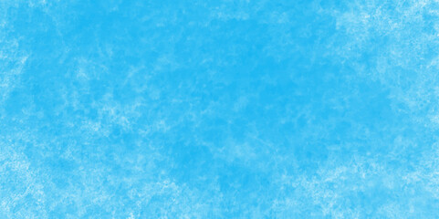Leinwandbilder - Modern blue powder style grunge textured abstract bright paper watercolor stain with hand paint background, texture for design distressed grunge smoky painted artistic watercolor cyan background.