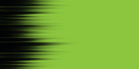 Poster - green light background with black dots