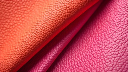 Leather texture background orange pink material surface pattern design backdrop fashion textile