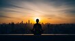 © Zan - Urban Serenity: Meditation at Sunset