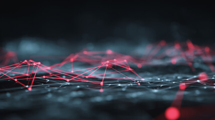 Abstract technology white background. Earth network with glowing nodes and net lines business connection of lines from nodes It is connected to endless nodes and represents the innovation of communica