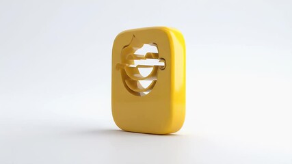 Poster - Animated Cleaning Icon Transformation: From Silhouette to Face