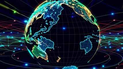 Wall Mural - planet earth in space