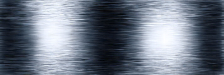 Poster - Shiny metallic silver texture background with subtle scratches and reflections, perfect for product showcase, tech, or luxury brand visual identity designs.
