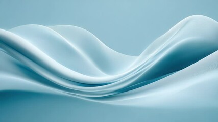 Wall Mural - Abstract Blue Waves Background