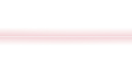 Wall Mural - Straight Horizontal Neon Line on Transparent Background Design Element