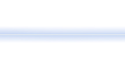 Wall Mural - Blue Horizontal Neon Line on Transparent Background for Design Overlays