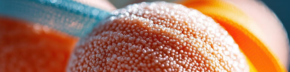 Poster - Close-up Photograph of Textured Spherical Candy