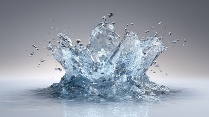 Wall Mural - Water splash crown