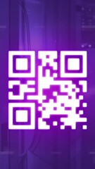 Poster - QR code scanner against data processing over computer servers