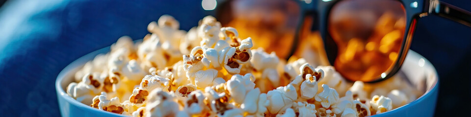 Poster - Popcorn and Sunglasses