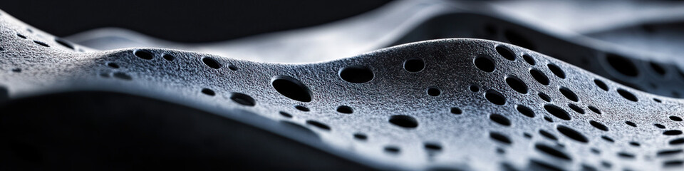 Poster - Undulating Perforated Surface with Granular Texture