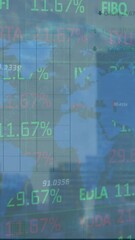 Poster - Animation of financial data processing over city