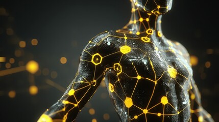 Aufkleber - Detailed illustration of a digitally rendered figure.
