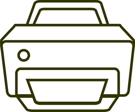 Outline Printer Icon
