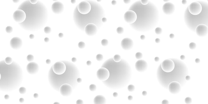 Abstract geometric background with soft white and gray gradient for high tech graphic business background. Template illustration design, web background, wallpaper, desktop, bubbles.