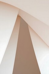 Poster - Abstract Architectural Interior with Geometric Shapes and Light Play