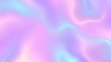 Poster - Fluid Abstract Gradient Background with Soft Pastel Hues and Iridescent Glow