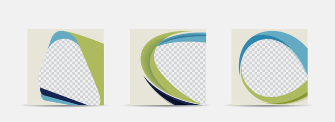 Wall Mural - Set web banner for social media, mobile apps, sale banner template, vector illustrations.