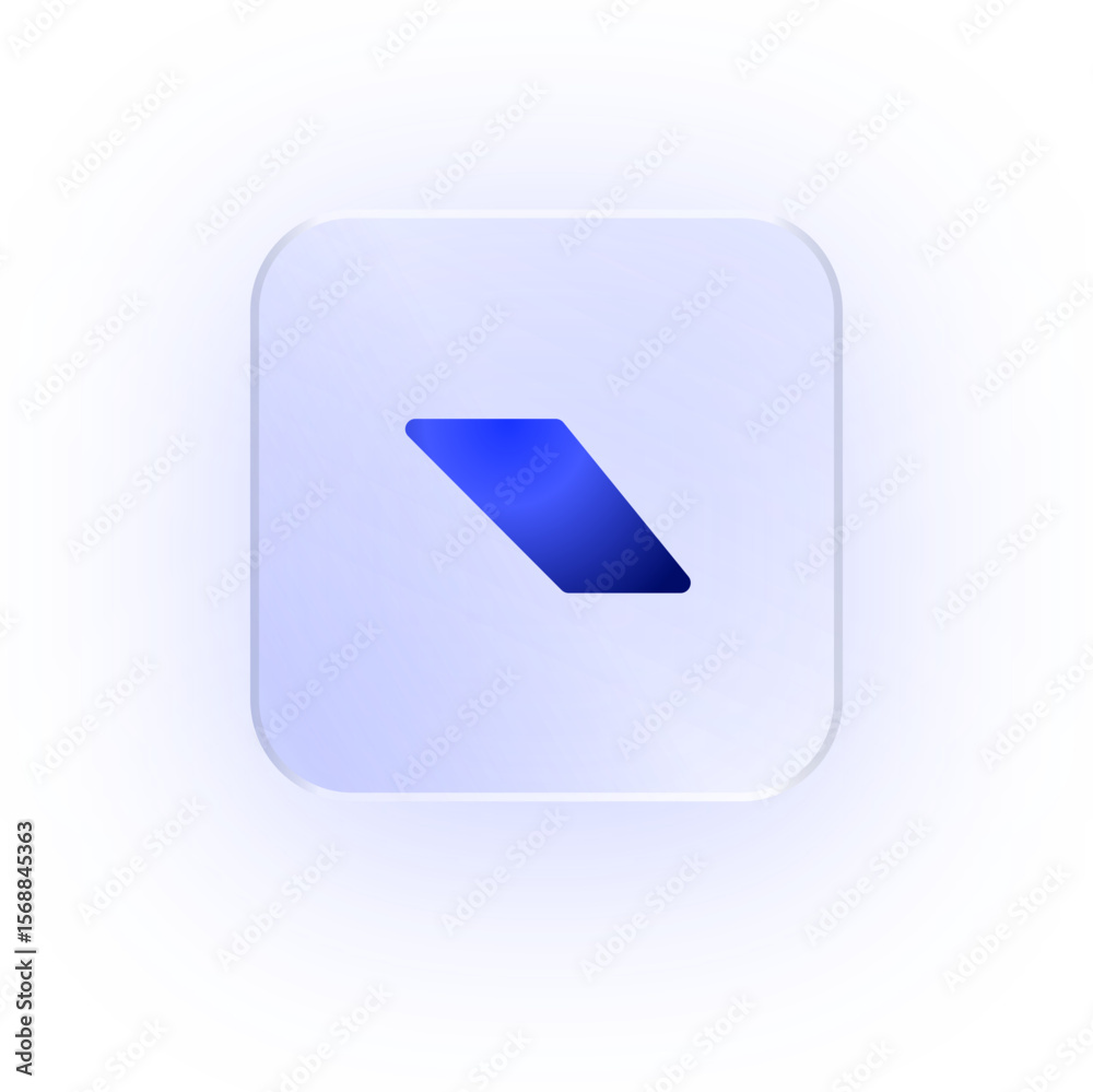 Backtics Shape Glassmorphism Icon Grave Accent Backtick Icon Symbol Typography ...
