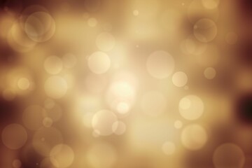 Poster - Orange abstract light spot design