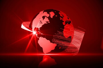Poster - Global technology background