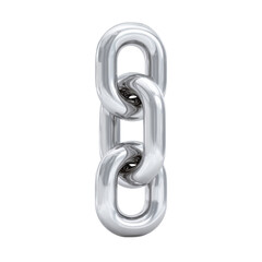 Poster - Close-up view of interlocking metal chains showcasing strength and connection in design