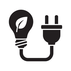 Aufkleber - energy cost saving icon with dollar sign and lightning bolt in circular arrow representing return on