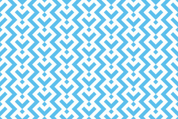 Leinwandbilder - Abstract geometric pattern. A seamless vector background. White and blue ornament. Graphic modern pattern. Simple lattice graphic design