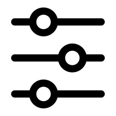 Poster - Black silhouette depicting elements relevant to basic configuration management on white background