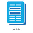 © Design Linker - Article Vector Icon which can easily modify or edit
