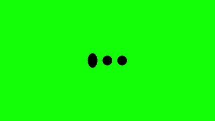Poster - Dot looping loading animation. Circular dot progress indicator with smooth seamless motion.