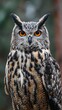 © yuliana - Owl's Gaze: Piercing Wildlife Portrait