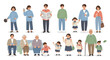 © 花子Studio - Diverse Generations: A Collection of People Illustrations