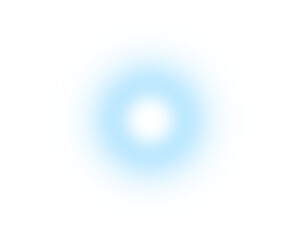 Fototapete - Blue gradient circle transparent