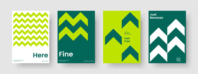 Wall Mural - geometric banner design. creative book cover template. isolated flyer layout. poster. business prese