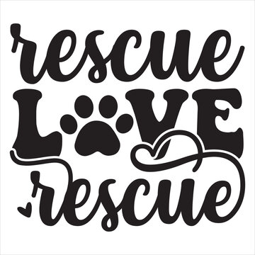 Dog Rescue Svg Dog Design eps file