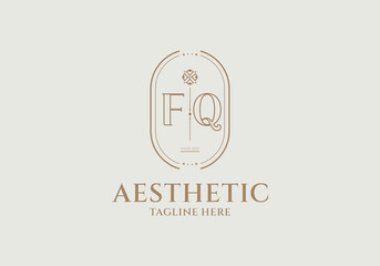 Poster - FQ Initial Concept with Minimalist Decorative Frame