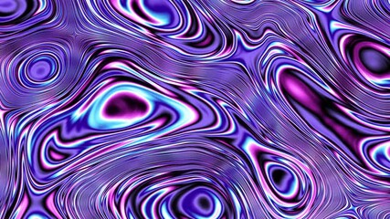 Aufkleber - Colorful abstract animated background. The movement of a transparent multi-colored glass surface. Active movement of the liquid effect. Conceptual