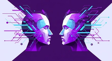 Poster - AI Collaboration Futuristic Digital Twins in Cybernetic Synergy