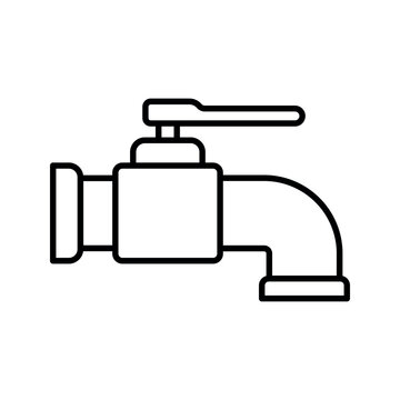 Tap water sign symbol vector flat icon