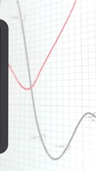 Poster - Animation of data processing over ai brain and data on tablet screen