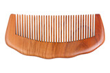 Wooden comb for hair and beard grooming.