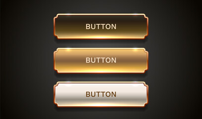 Wall Mural - button frame label, event bar casino, show signboard. vector illustration