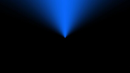 Poster - abstract futuristic background animation of dark 3d rings wave motion with glowing blue lights, 4k seamless corporate background loop