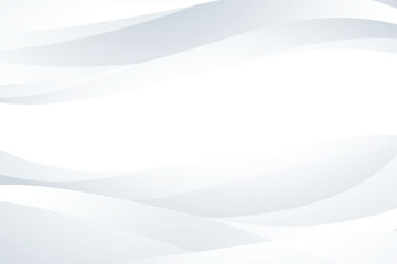 Aufkleber - Abstract white background with soft flowing curves creating a sense of movement and elegance design isolated on transparent background