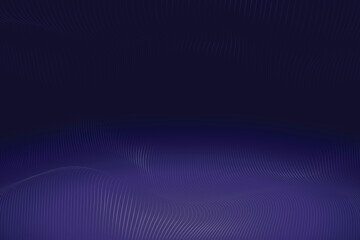 Aufkleber - Abstract dark blue background with wavy lines creating a smooth and modern aesthetic design isolated on transparent background