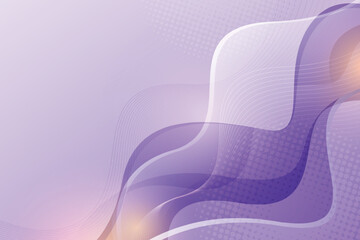 Aufkleber - Abstract purple background with flowing lines and subtle gradients creating a modern design look isolated on transparent background